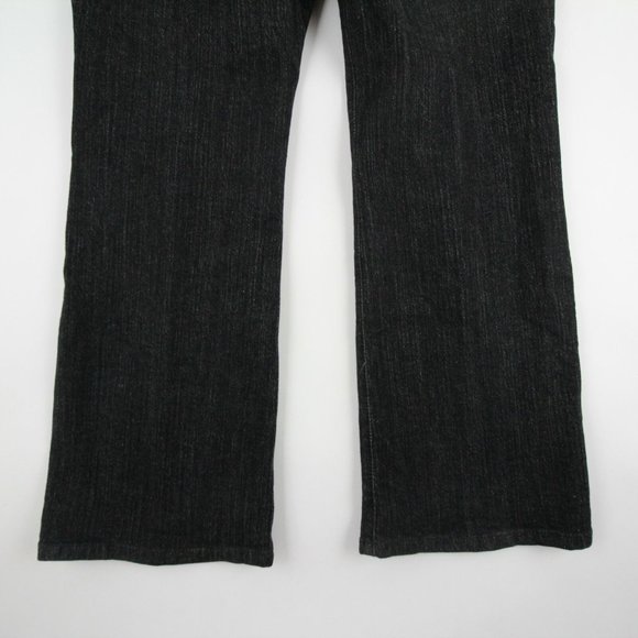 Jeanstar Womens Straight Jeans Black Denim Size 12 - Picture 12 of 12